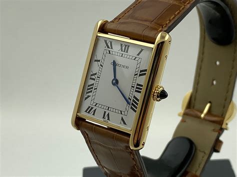 cartier watch box|men's vintage cartier watch.